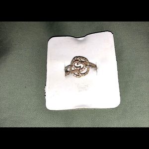 Rose/Yellow/White Gold Knot Ring